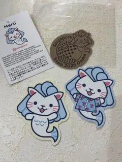 関西万博　マーリー　シンガポールパビリオン　ステッカー　3枚