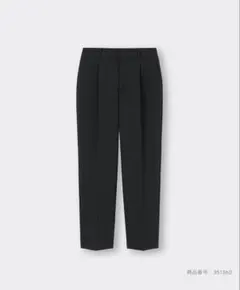 GU タックテーパードパンツ