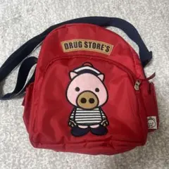 DRUG STORE'S 赤いショルダーバッグ