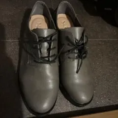 NUVO グレー レースアップシューズ