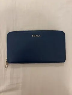 FURLA 長財布 ラウンドファスナー ネイビーのサムネイル