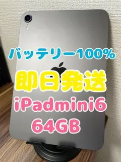 【即日発送】バッテリー100% iPadmini6 スペースグレイ 64GB