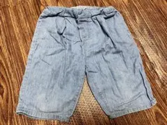 プティマイン　キッズ デニムハーフパンツ