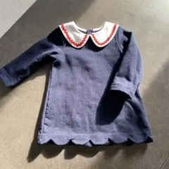 jacadi ネイビー ワンピース 18M
