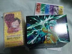新品未開封 ワンピースカード　500年後の未来　box とストレージボックス