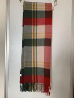 UNTITLED ウール100% チェック柄ストール