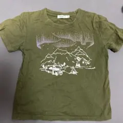 BEAMS mini Tシャツ 120サイズ オリーブグリーン