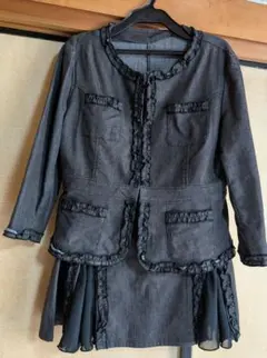 ❣️ フリル付きデニムセットアップ Мサイズ ❣️