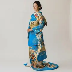 ◎mk-599　引き振袖　お引きずり　婚礼衣装　　4-17