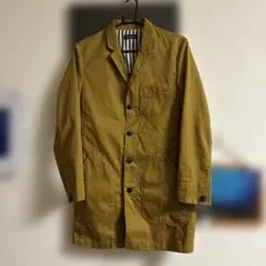ナノユニバース　チェスターコート　イエロー　春