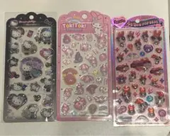 シール キティ マイメロ パワーパフガールズ