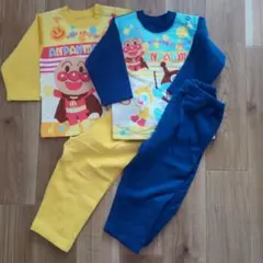 【ゆうさま】専用アンパンマン　フリース パジャマ サイズ80サイズ　2着おまとめ