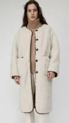 新品リバーシブルロングコート 2色展開