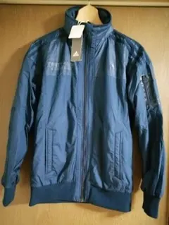 新品adidas ウィンドブレーカー パーカー XS 紺色 CLIMASTORM