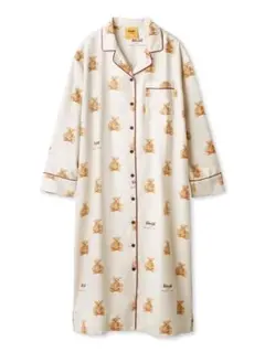 gelato pique Steiff ジェラートピケ総柄ネルシャツワンピース