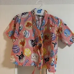 アンパンマン　アニメ　甚平【80】 上下セット