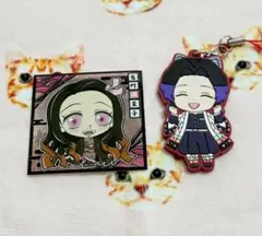 鬼滅の刃しのぶアクリルキーホルダー　禰豆子シール