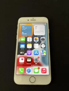 iPhone 7 シルバー 本体+カバー SIMロックあり