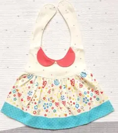 【ラスト1点】新品 ベビー キッズ 襟付き お食事エプロン 1枚