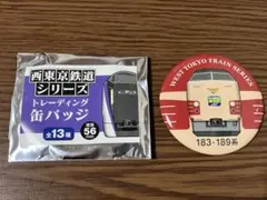 西東京鉄道シリーズ トレーディング缶バッジ 183/189系 国鉄色