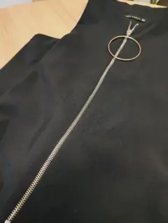 ザラ　黒 サロペット ストレートレッグ オールインワン　М