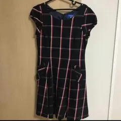 BLUE LABEL CRESTBRIDGE 半袖ひざ丈ワンピース