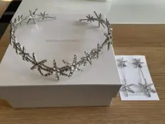 ANNAN WEDDING ヘッドドレス イヤリング　星型