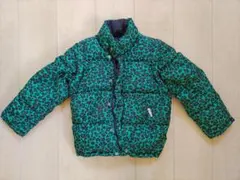 古着 ダウンジャケット ベスト アニエスベーアンファン グリーン系 リバーシブル