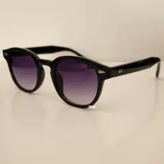 サングラス UVカット グラサン 男女兼用 ウェリントン グレー