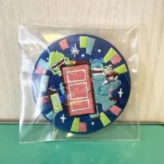 【新品未使用】ディズニー刺繍缶バッジ2 モンスターズインク