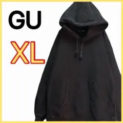 【GU】 ヘビーウェイトスウェットパーカ 無地 フード カジュアル