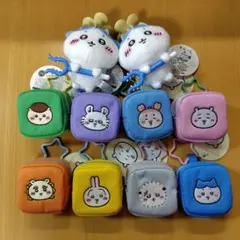 ちいかわ カラビナつき刺繍スクエアミニポーチ全8種類セット - メルカリ