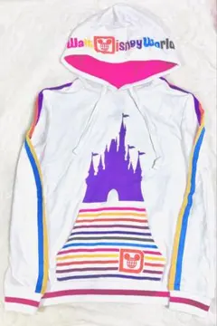 の*む様 70s Disney vintage カラーフロッキー シンデレラ城 の*む様 70s Disney vintage カラーフロッキー シンデレラ城