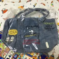 ルートート　スヌーピー デニムトートバッグ　サーフ