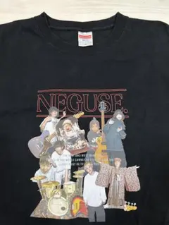 ねぐせ。BABY YOUNGアメリカンTシャツ ブラック Tシャツ XLサイズ