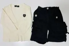 COMME CA ISM カーディガン＆ハーフパンツ 90サイズ