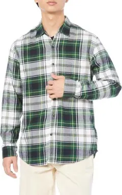 フランネルシャツ 長袖 メンズ　秋服　春服　オシャレ　Lサイズ