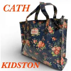 キャスキッドソン トートバッグ マザーズバッグ 大容量 A4 花柄