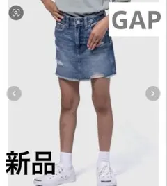 【GAP】ウォッシュウェル ハイライズ デニムスカート