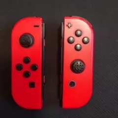 【ジャンク品】Nintendo Switch ジョイコン ネオンレッド 左右