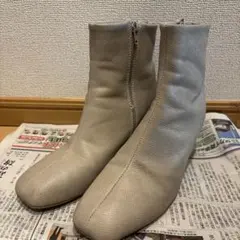 GRL グレージュ ショートブーツ サイドジップ