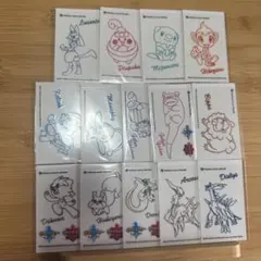【非売品】 14点セット 転写ステッカー アルセウス ヒコザル ディアルガ 等