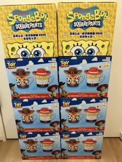 スポンジボブ　マグカップ　コンテナボックス　トムとジェリー　お菓子付き スポンジボブ マグカップ コンテナボックス トムとジェリー お菓子付き