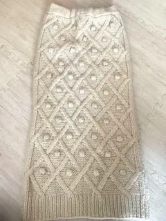 SeaRoomlynn popcorn ケーブルニットスカート M