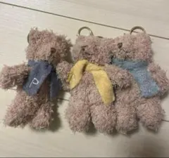 ジェラートピケ くま クマ ぬいぐるみ キーホルダー