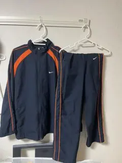 Nike ジャージ上下セット M ネイビー/オレンジ