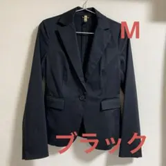 テーラードジャケット 黒 M