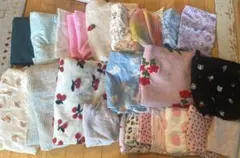 ④ほぼ新品☆100cmギュウギュウ❤fuwara❤6重ガーゼ生地セット 