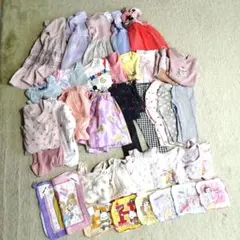 まとめ売り 女の子 子供服 100㎝ 38点セット 春夏秋 シシュノン 他