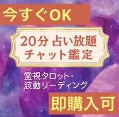 【即購入OK】20分間占い放題 チャット鑑定